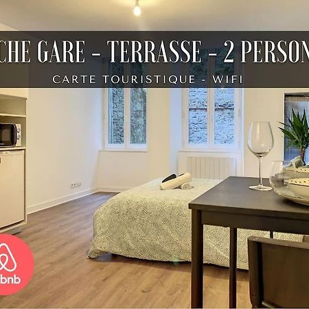 Appartement Gambetta - Studio - Terrasse - Proche Gare à Morlaix Extérieur photo