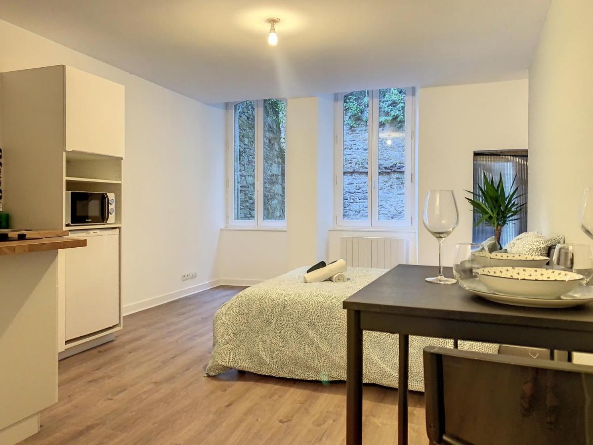 Appartement Gambetta - Studio - Terrasse - Proche Gare à Morlaix Extérieur photo